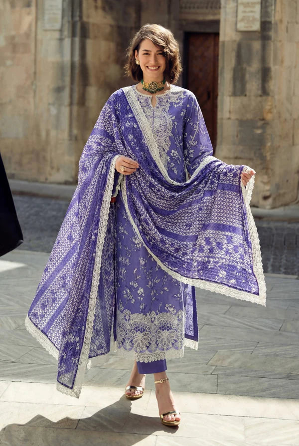 Safwa Premium Lawn 3 piece unstitched suit