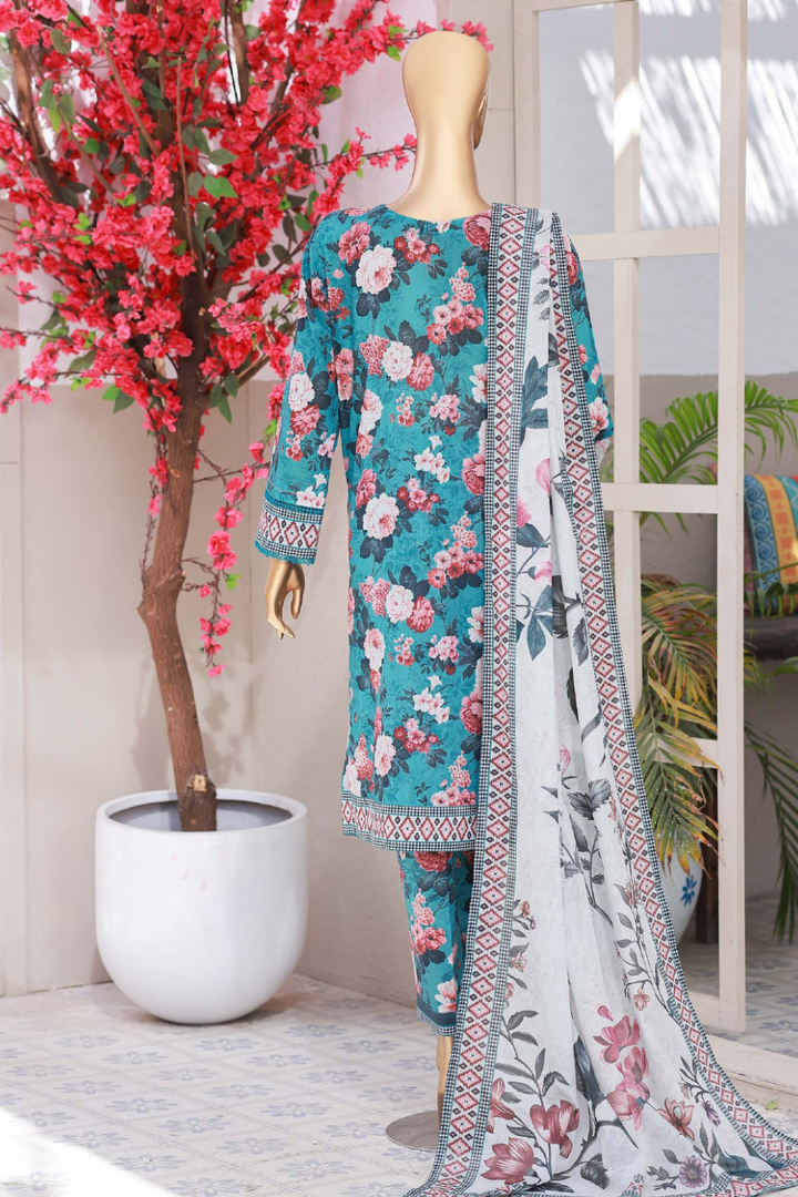 Elegant Embroidered Collection – 3 Piece Premium Lawn Suit