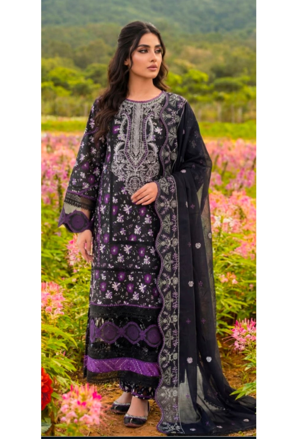 Safwa Muse Embroidered 3-Piece Lawn Collection – Unstitched