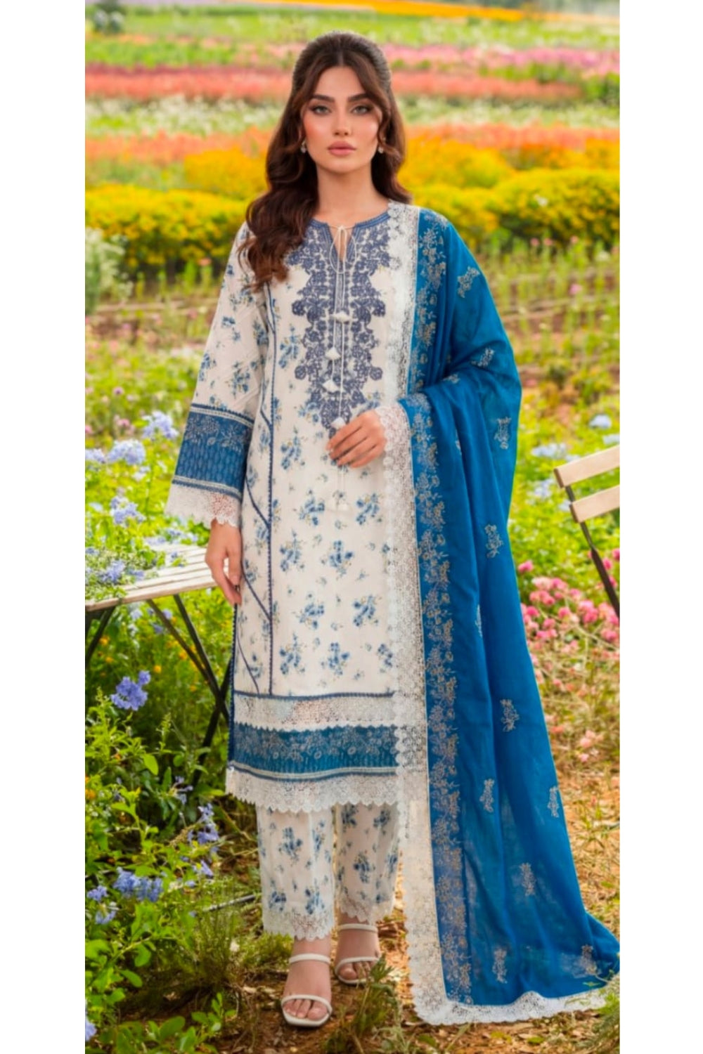 Safwa Muse Embroidered 3-Piece Lawn Collection – Unstitched