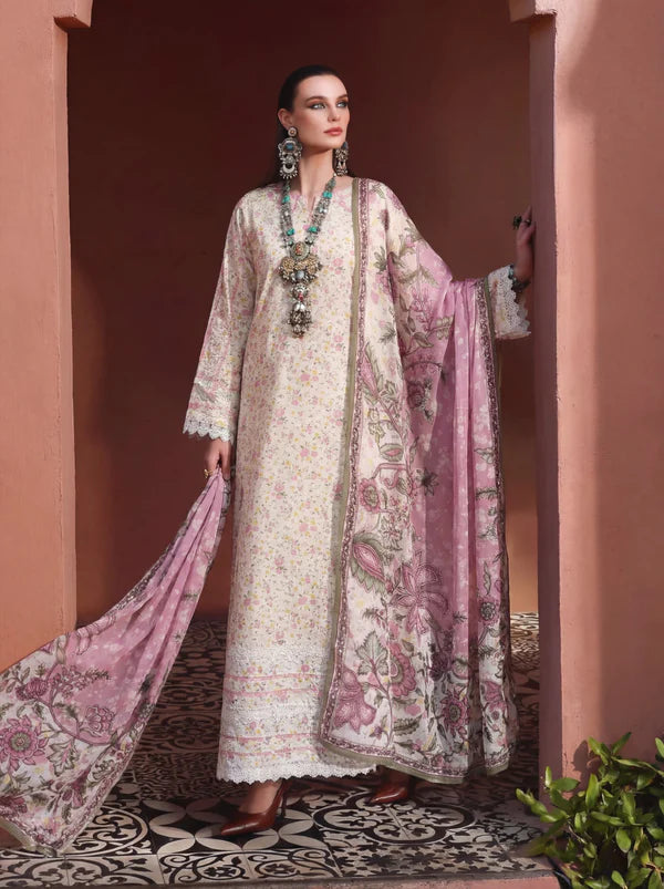 Safwa Meadow Unstitched 3 piece suit