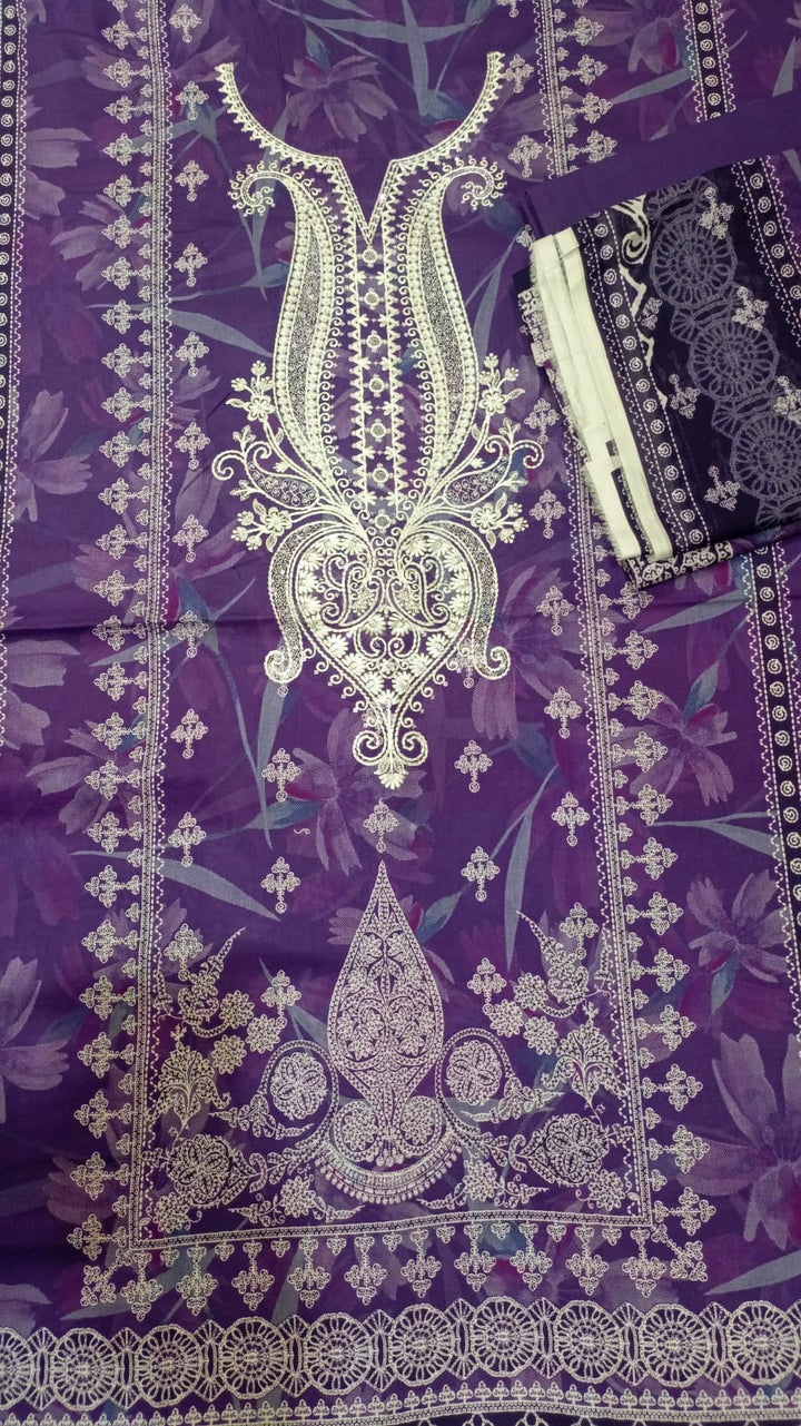 Safwa premium quality lawn Unstitched 3pc