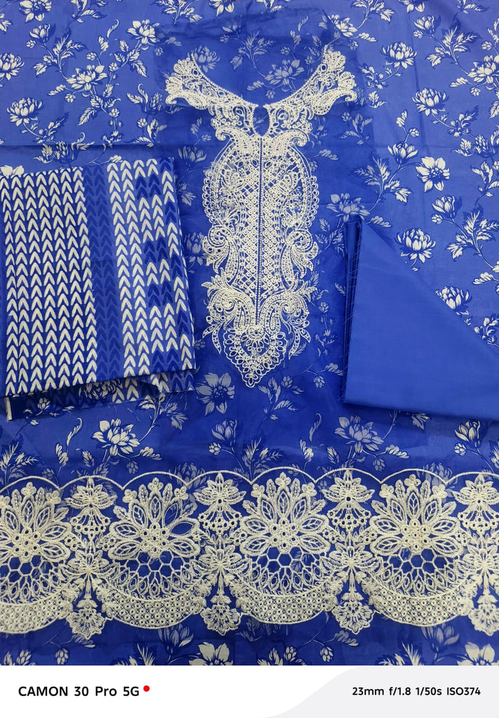 Safwa Premium Lawn 3 piece unstitched suit