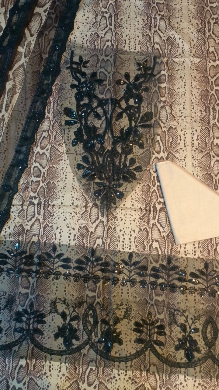 3 PC Unstitched Lawn Suit – Premium Quality Lawn