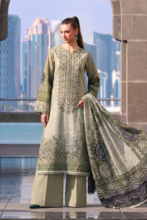 Safwa EMANI 3 PIECE EMBROIDERED LAWN COLLECTION (Copy)