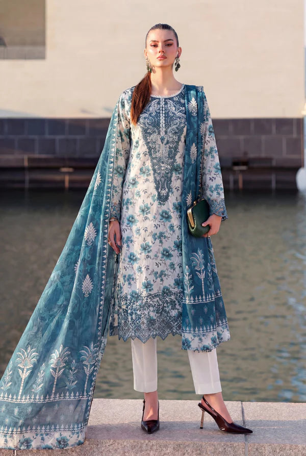 Safwa EMANI 3 PIECE EMBROIDERED LAWN COLLECTION
